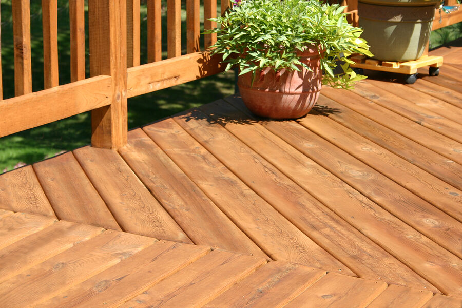 Fine Painting & General Services Inc stains decks and fences